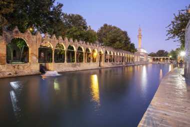 Balikligol, Sanliurfa / Türkiye. Balikligol Camii (Balık Gölü )