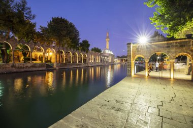 Balikligol, Sanliurfa / Türkiye. Balikligol Camii (Balık Gölü )
