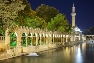 Balikligol, Sanliurfa / Türkiye. Balikligol Camii (Balık Gölü )
