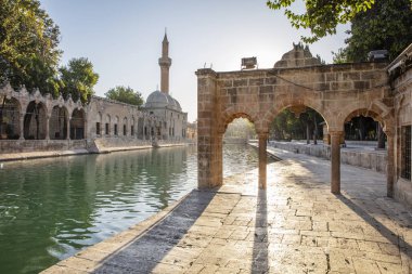 Balikligol, Sanliurfa / Türkiye. Balikligol Camii (Balık Gölü )