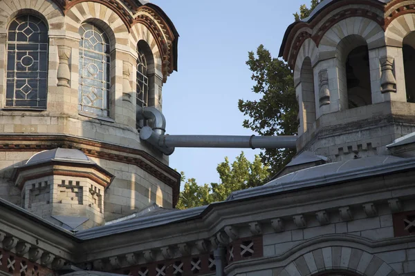 Fragmen Gereja Kristen Karya Panteleimon Foto Ini Diambil Chisinau Ibukota — Stok Foto