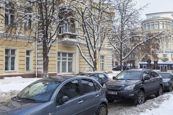 Városháza ang főposta Kisinyovban. — Stock Fotó