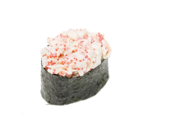 Close up of gunkan maki with caviar. — Stock Photo, Image
