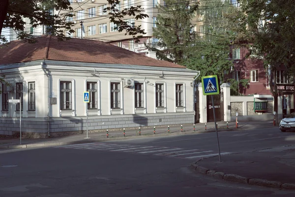 Maison Ancienne Rue Bucuresti Chisinau République Moldavie Juin 2020 — Photo