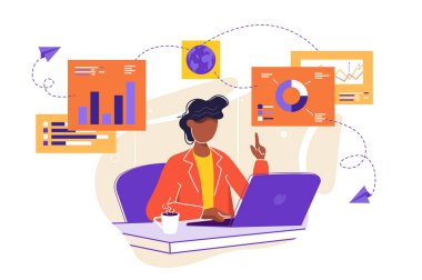 infografik çalışan işçi