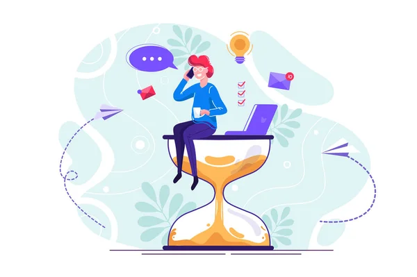 Ofis çalışanı fazla el ile