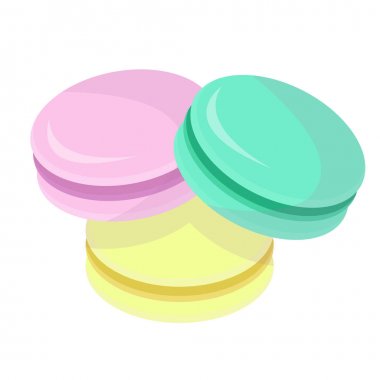 Sevimli üç renkli makarnalar