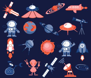 Uzay seti, astronot, uzaylı, roketler