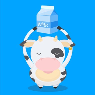 Sevimli, küçük, komik gülümsüyor 