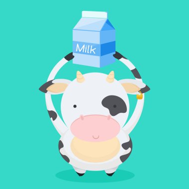 Sevimli, küçük, komik gülümsüyor 