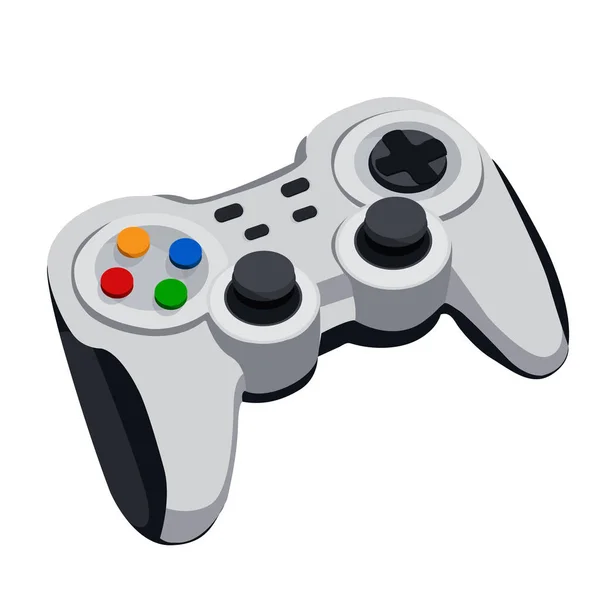 Joystick de juegos. Joystick para PC — Vector de stock