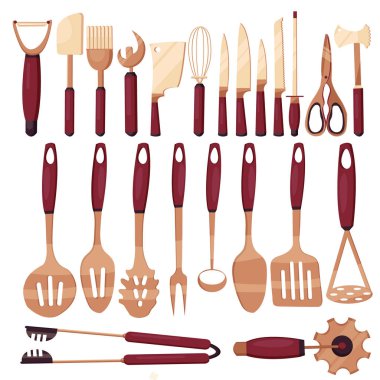 Yemek pişirmek için mutfak gereçleri ayarlayın