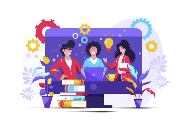 E-öğrenme platformu, çevrimiçi 