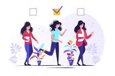 Vektör illüstrasyon çalışanları 