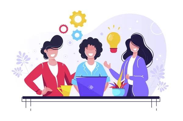 İş kadını, erkek 