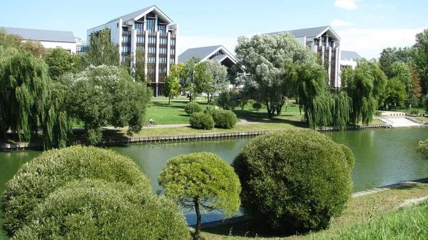 Şehir manzarası. Minsk. Belarus.