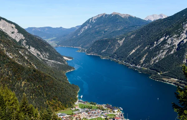 Widok Achensee Austria — Zdjęcie stockowe