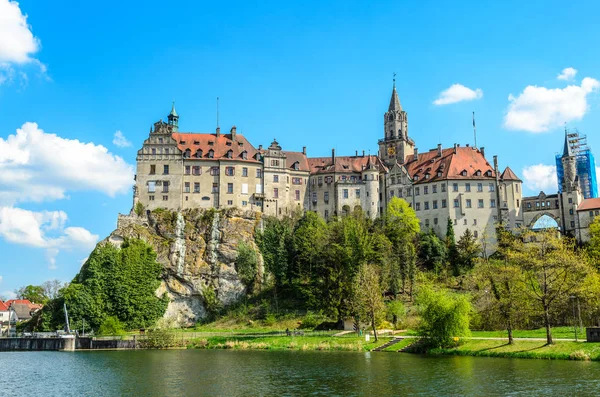 Beautiful Castle Burg Sigmaringen, dynasty Hohenzollern. Baden-W