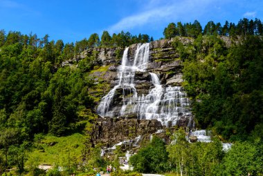 Tvindefossen, Norveç 'te şelale. 
