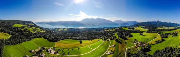 Attersee Lake im Σάλτσκάμερτσικ, Άλπεις Όρη Άνω Αυστρία — Φωτογραφία Αρχείου