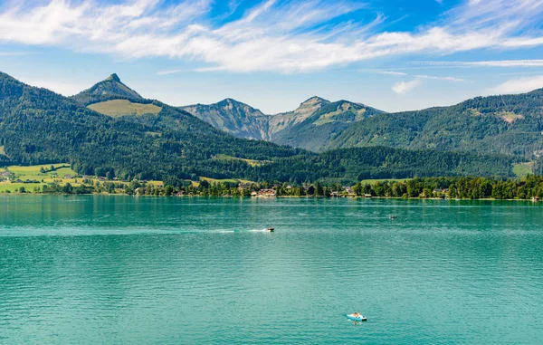 Sankt Wolfgang im Salzkammergut, Wolfgangsee, Ausztria — Stock Fotó