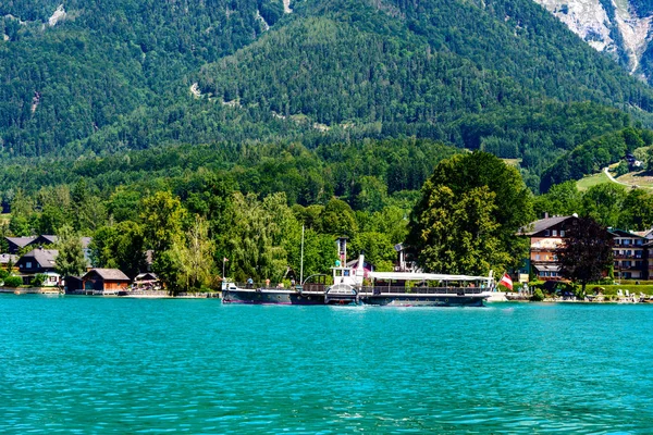 Sankt Wolfgang im Salzkammergut, Wolfgangsee, Austria — Foto de Stock