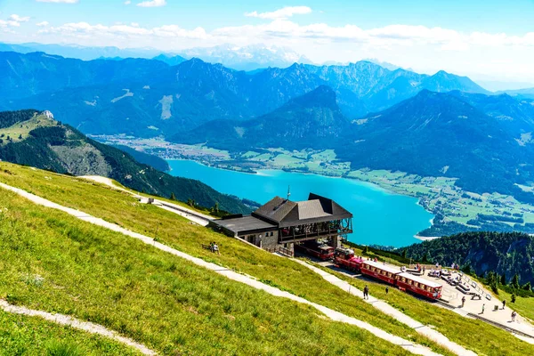 Schafberg by Sankt Wolfgang im Salzkammergut, Áustria — Fotografia de Stock