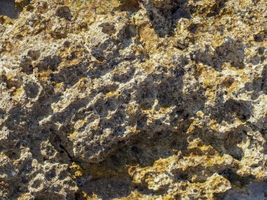 Deniz kıyısında taş dokusu