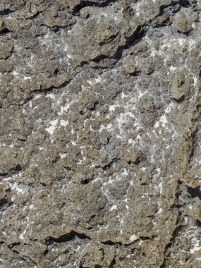 Deniz kıyısında taş dokusu