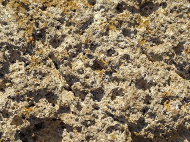 Deniz kıyısında taş dokusu