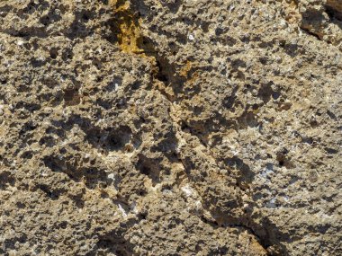 Deniz kıyısında taş dokusu