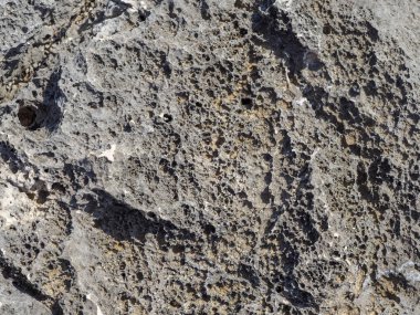 Deniz kıyısında taş dokusu