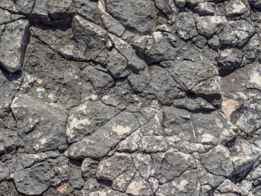 Deniz kıyısında taş dokusu