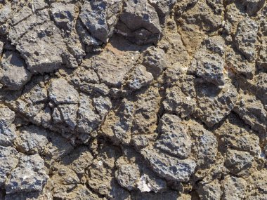 Deniz kıyısında taş dokusu