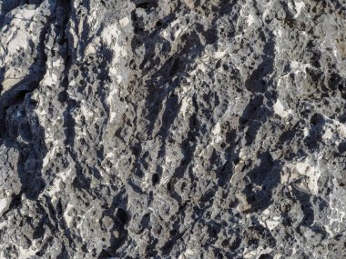 Deniz kıyısında taş dokusu