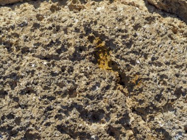 Deniz kıyısında taş dokusu