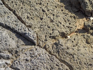 Deniz kıyısında taş dokusu