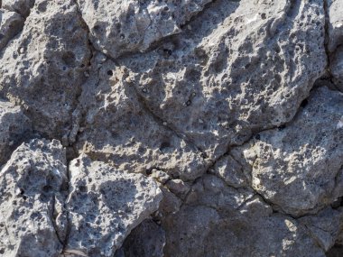 Deniz kıyısında taş dokusu