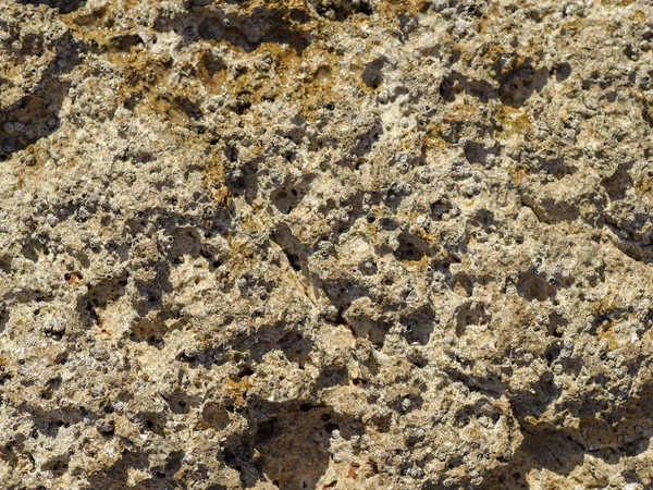 Deniz kıyısında taş dokusu