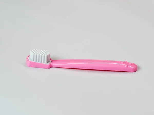 Model Toothbrush Baby Toy White Background — Stock Photo, Image
