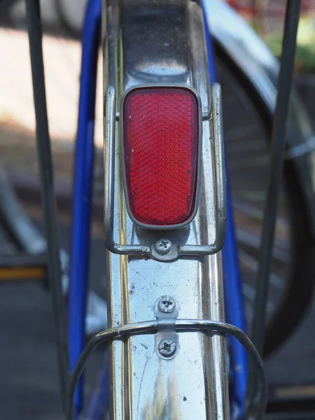 Rücklichtreflektor Eines Touristenfahrrades — Stockfoto