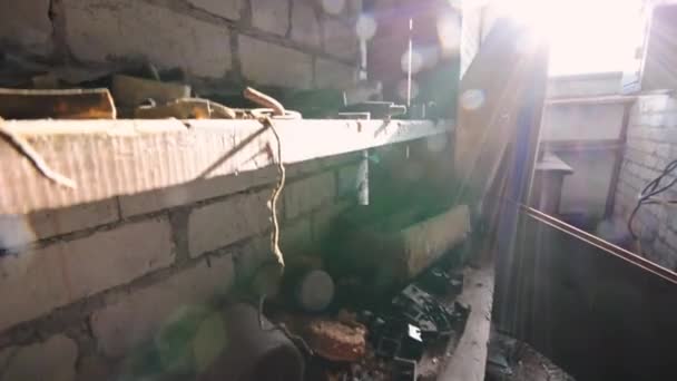 버려진된 하우스 장면입니다 Steadicam 영상입니다 무서운 — 비디오