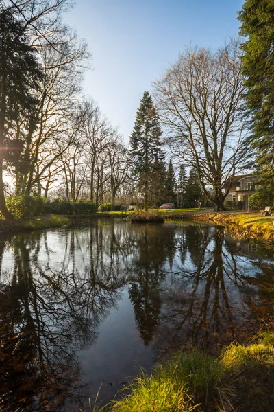 Krásné Jezero Podzim Park — Stock fotografie