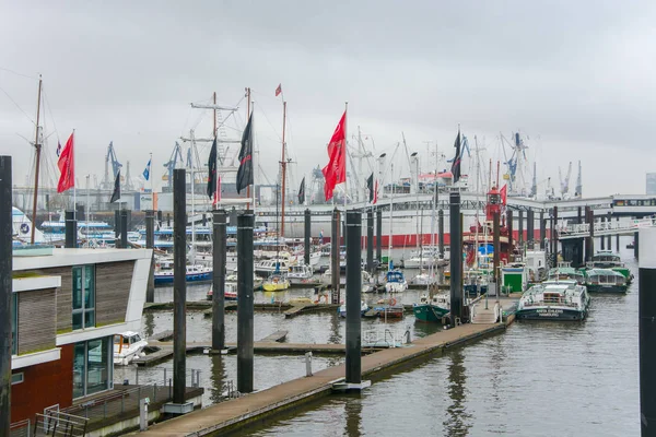 Hamburg Allemagne Décembre 2017 Navires Port Hambourg — Photo