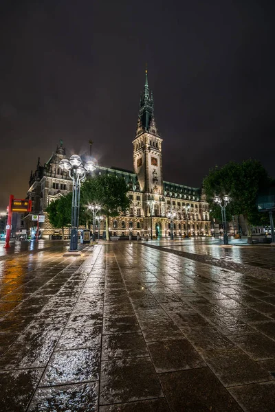 Hamburg Alemanha Julho 2018 Prefeitura Hamburgo Sede Governo Local Cidade — Fotografia de Stock