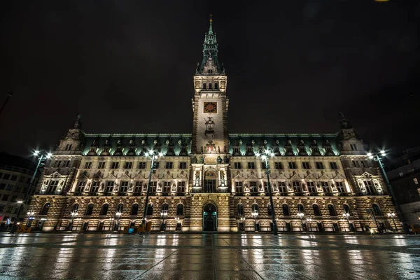 Hamburg Alemanha Julho 2018 Prefeitura Hamburgo Sede Governo Local Cidade — Fotografia de Stock