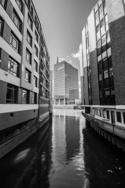 Hamburg Alemania Junio 2018 Distrito Almacenes Hamburgo Speicherstadt Alemania — Foto de Stock