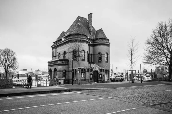 Edificio Histórico Hamburgo Alemania Invierno — Foto de Stock