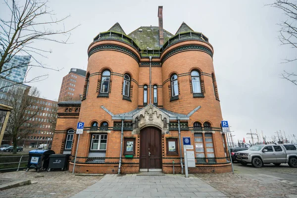 Edificio Histórico Hamburgo Alemania Invierno — Foto de Stock