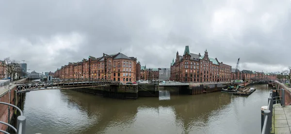 Hamburg Germany December 2017 Alte Speicher Old Storage Fleet Speicherstadt — Stock Photo, Image